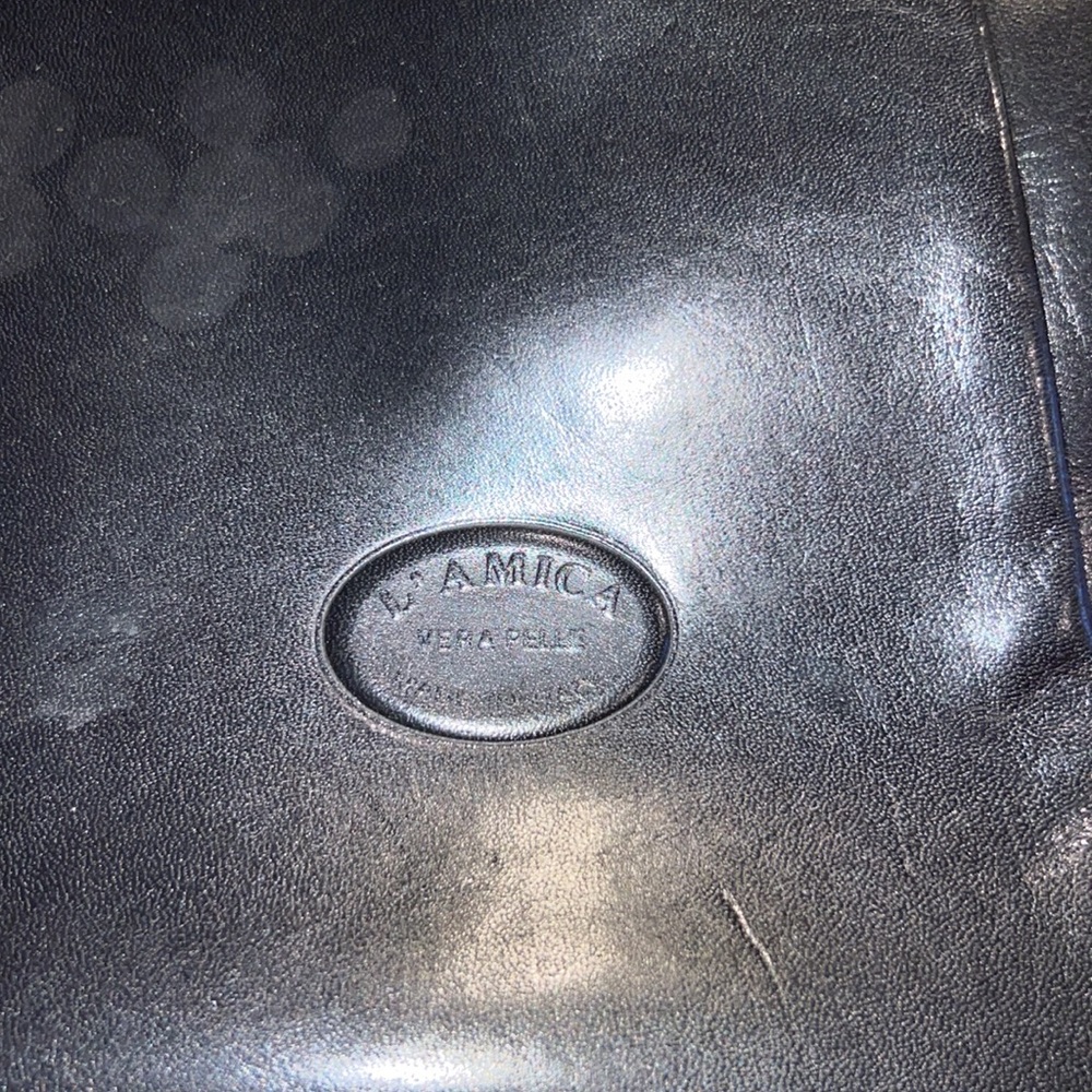 L’amica Leather Shoulder Conversion Backpack Purse - image 2